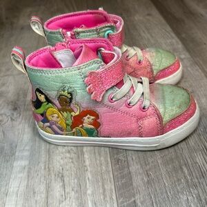 Disney princess sneakers high boots toddler size